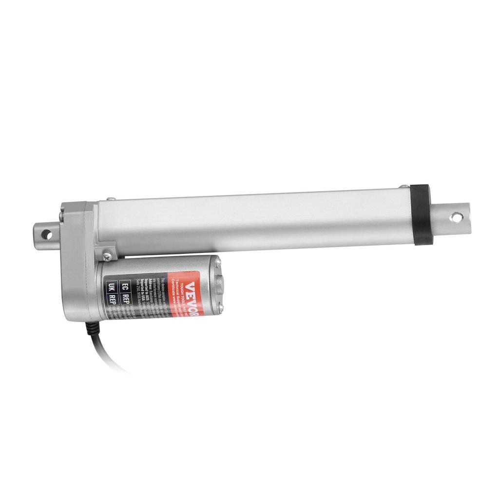 VEVOR Linear Actuator 12V 15.2 Cm High Load 149.7 kg/1500N 0.5 Cm/s IP54 Protection