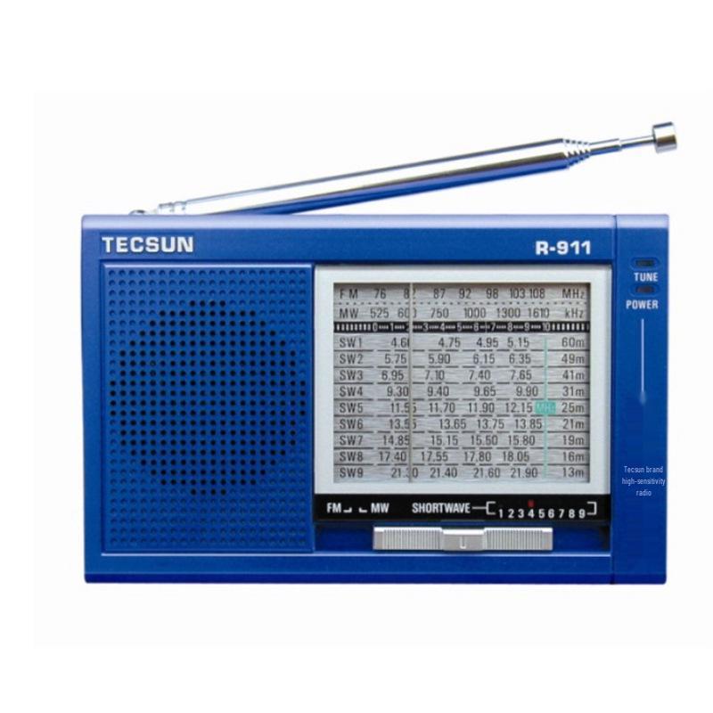 

Tecsun R-911 Компактный 11-диапазонный радиоприемник высокой чувствительности Black