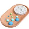 HHO-Half Round Polymer Clay Molds,10 Sizes Clay Ball Makers Earring Molds For Jewelry Making, Silicone Mold Tools Supplies