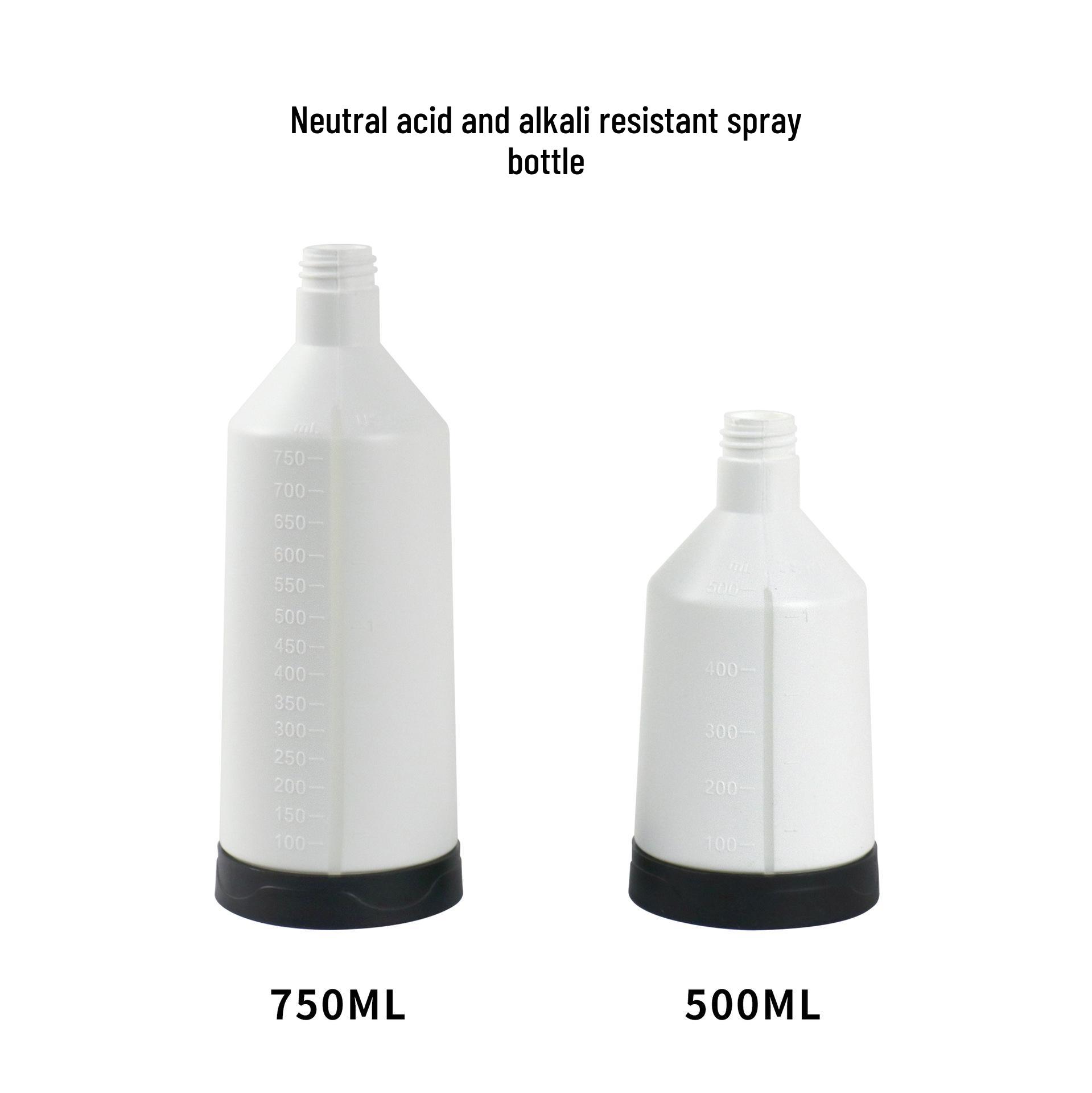 750ml Anti-Corrosion Spray Bottle, High-Quality Acid & Alkali Resistant Material, Customizable Logo Option. 500ml