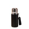 Portable Stainless Steel Sports Thermos with Lanyard - Large Capacity for Home, Car, and Outdoor Use