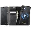 For Samsung Galaxy S23 FE Case CASEME C49 Compatible with MagSafe RFID Blocking Detachable Wallet Leather Phone Cover
