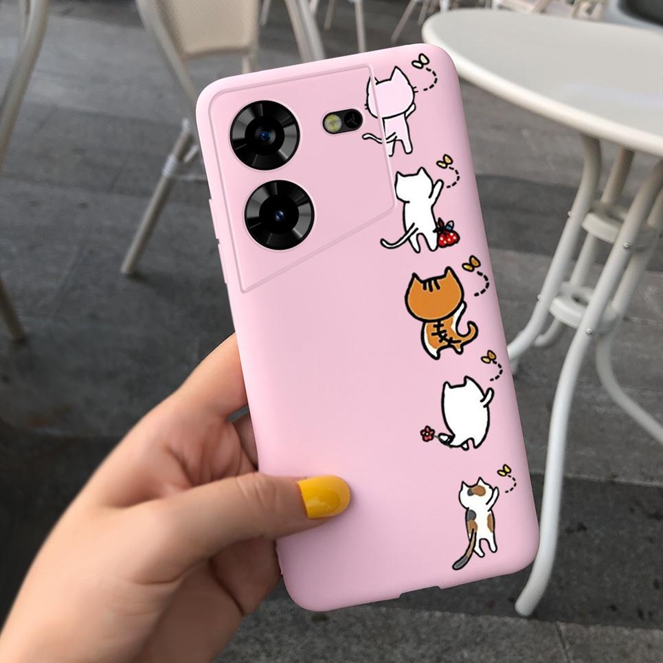 Soft Silicone Phone Case For Tecno Pova 5 POVA5 Cover 2023 New Fashion Cool Style Cartoon Design Coque Shell Soft Silicone Etui