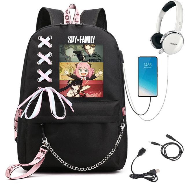 Spy Play House Anime Student School Bag Teen Girl Adult Backpack