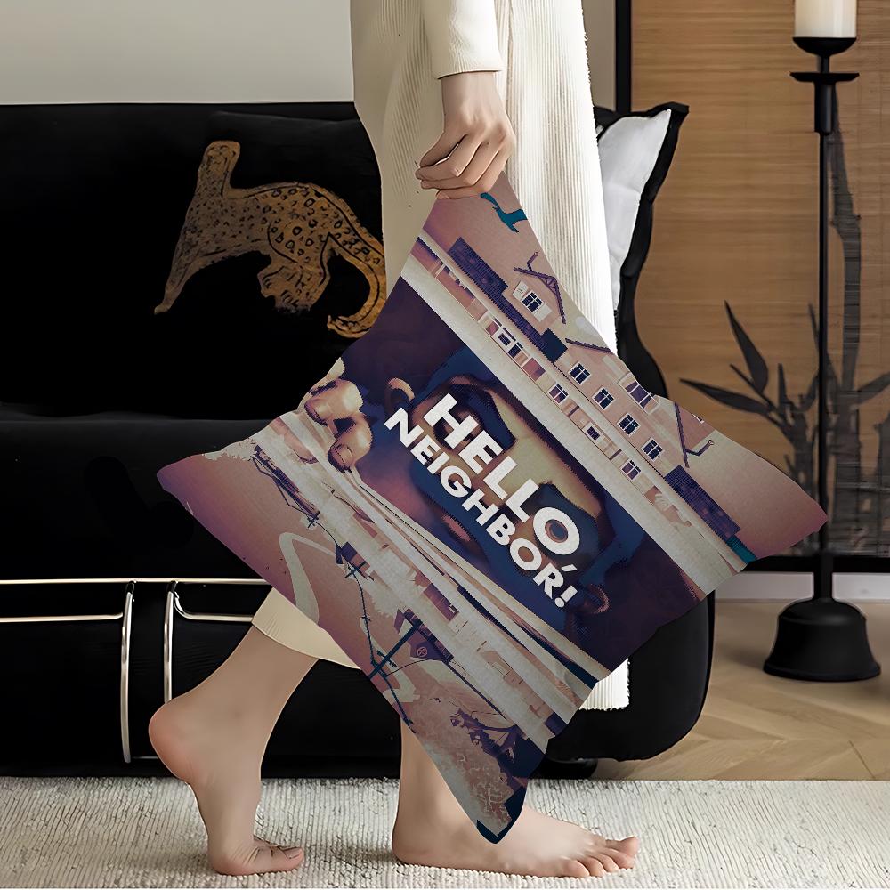 Game HELLO N-NEIGHBOR Pillow Gift Home Office Decoration Pillow Bedroom Sofa Car Cushion CoverPillow Case