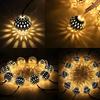 LED Moroccan Hollow Metal Ball String Lights Solar Powered-Perfect for Wedding,Party,Birthday,Garden/Yard Outdoor Decorative/decor for room