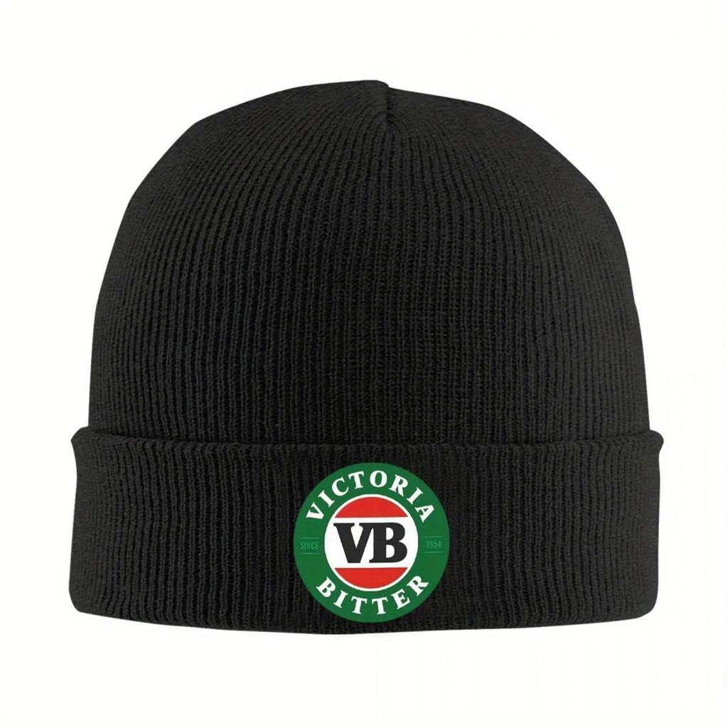 New Victoria Bitter Beer Hats Autumn Winter Skullies Beanies Fashion Cap Unisex Women Knitted Hat