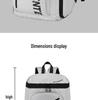 Unisex Lightweight Badminton Racket Bag with Shoe Compartment & Laptop Pocket - Large Capacity for Short-Distance Outdoor Travel