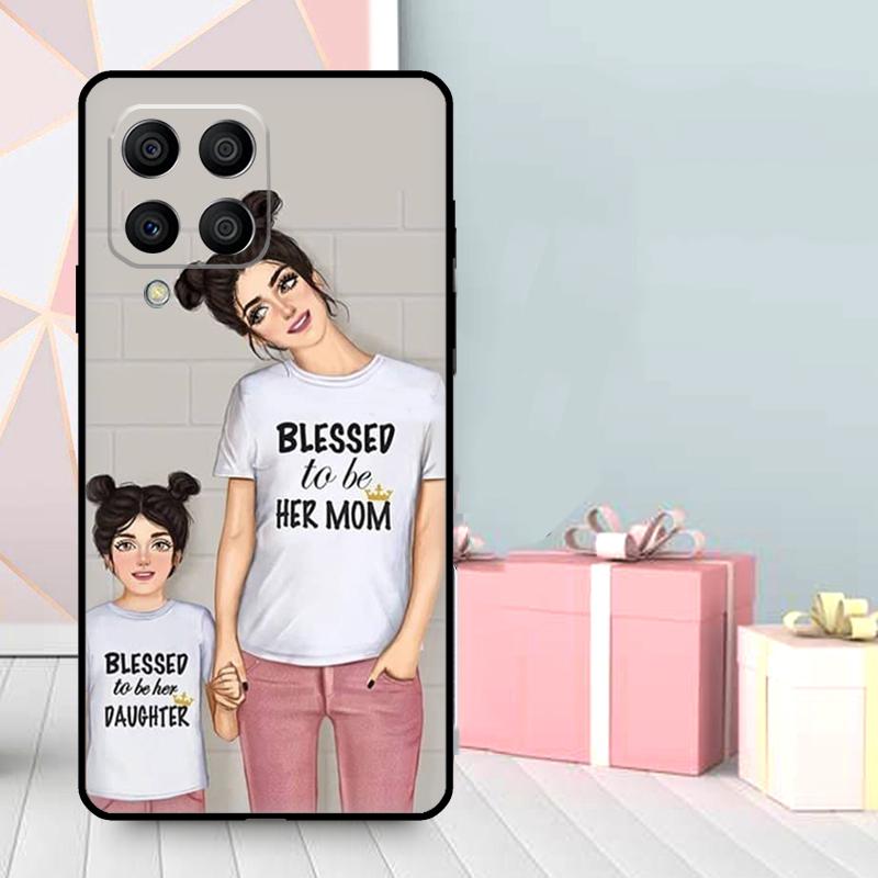 Baby Mama MUTTER Mädchen Königin Hülle Für Samsung Galaxy M35 M56 M12 M06 M32 M52 M55 M15 M11 M13 M14 M16 M36 M31 M53 M34 M54