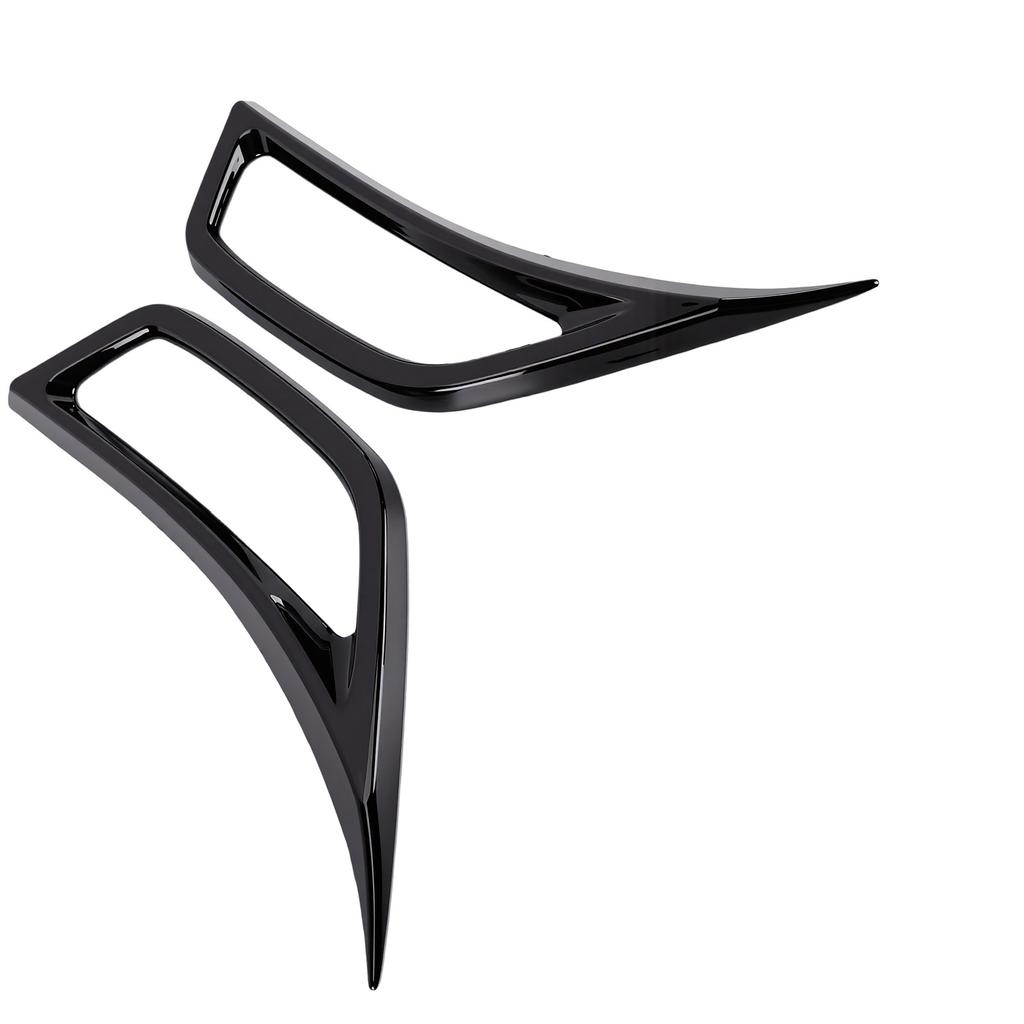 2PCS Car Side Vent Trim Replacement for Jeep Wrangler 18 24 Sporty Mudguard Side Air Vent Decorative Cover