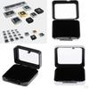 Insert Gem Jars Box Gemstone Storage Display Tray Jewelry Case