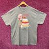 Strawberry Shortcake Custard Giant Pastry Cartoon Tee L