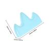 10Pcs Mountain Shaped Calligraphy Pen Holder Plastic Paintbrush Holder for Chinese Calligraphy Brushes Watercolor Rest Desktop