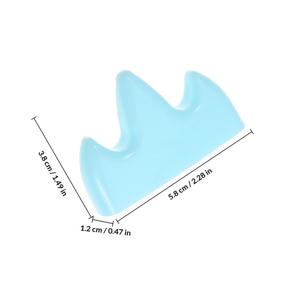10Pcs Mountain Shaped Calligraphy Pen Holder Plastic Paintbrush Holder for Chinese Calligraphy Brushes Watercolor Rest Desktop
