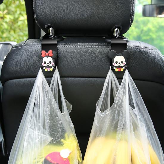 Convenient Car Hook Easy Installation PP Multifunctional Cute Car Seat Hanger for Auto