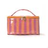 Transparent Cosmetic Simple to Clean Toiletry Bag Portable Case with