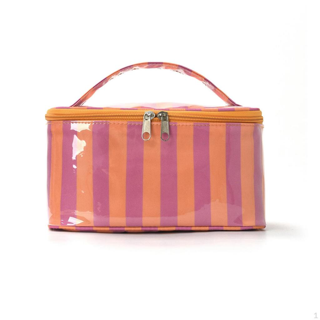 Transparent Cosmetic Simple to Clean Toiletry Bag Portable Case with
