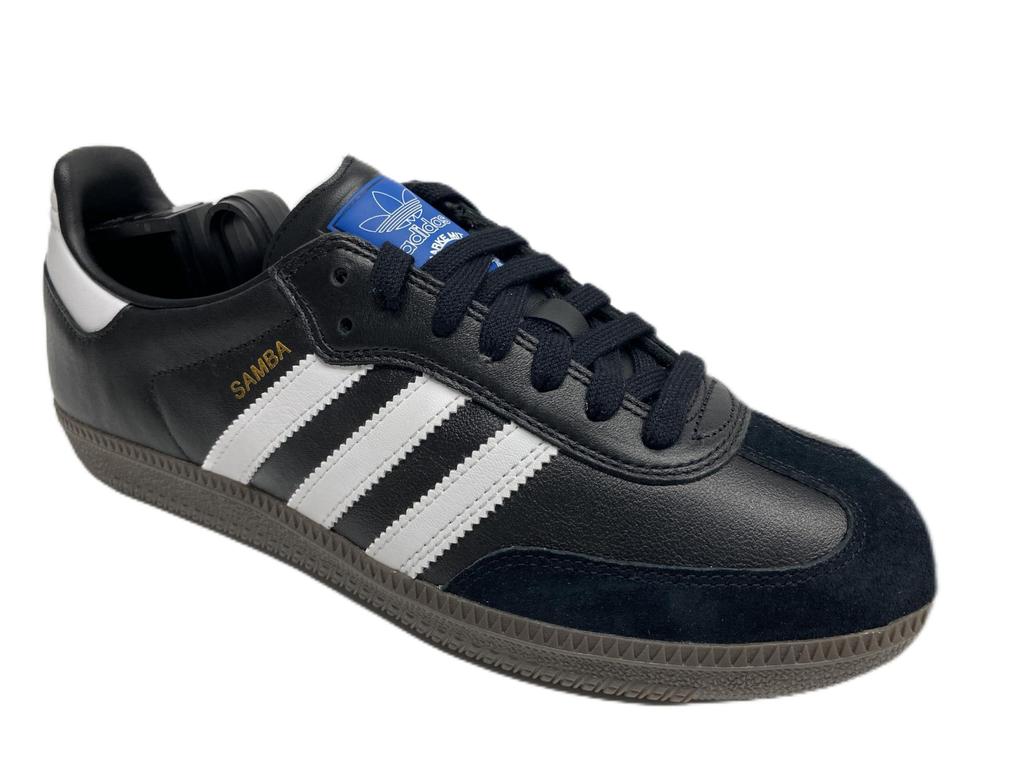 adidas SAMBA ADVIE 3100 BLACK WHITE Samba Black and Gum Size Sneakers, White, Sole, Skateboard, 25.5cm