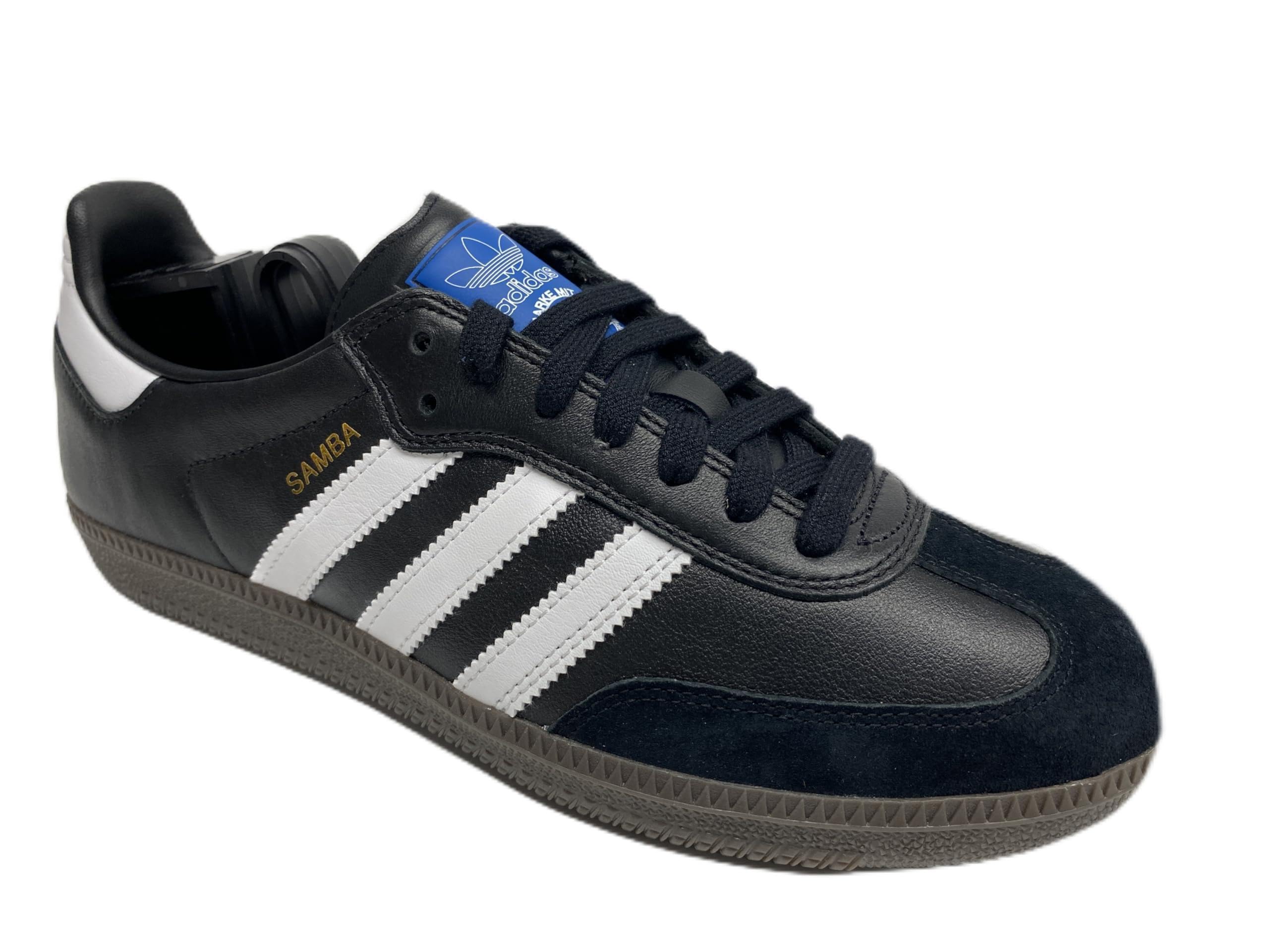 

adidas SAMBA ADVIE 3100 BLACK WHITE Samba Black and Gum Size Sneakers, White, Sole, Skateboard, 25.5cm