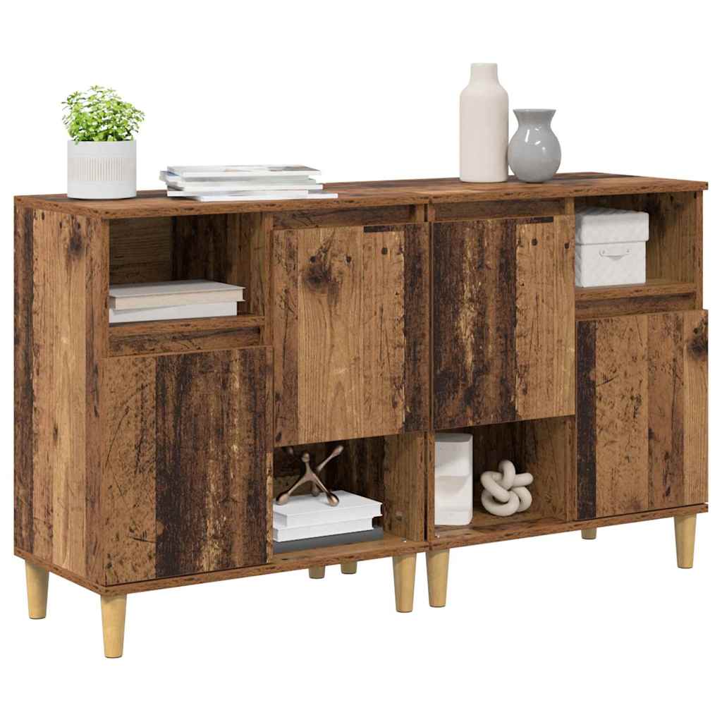 Sideboards 2 pcs. Reclaimed Wood 60 x 35 x 70 cm Wood Material