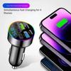 Bluetooth 5.0 Bluetooth FM Transmitter USB 3.1A LCD Digital Display Car Bluetooth Player Multifunctional 2 Type-C Ports