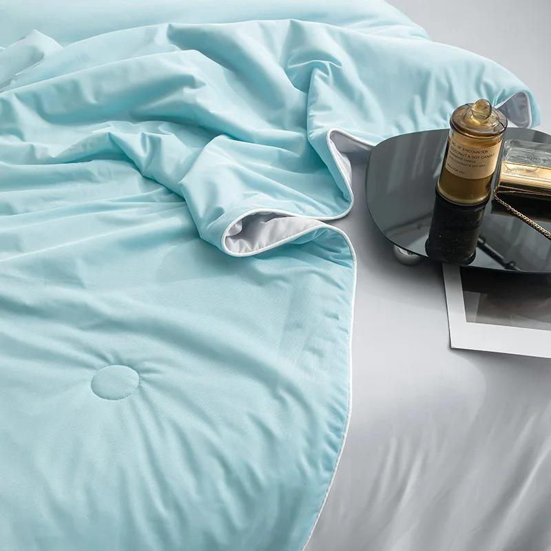 Summer Cooling Blankets Lightweight Air Condition Comforter Cold Quilt Twin King Size Smooth Soft