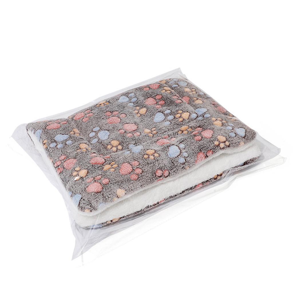 Furry Dog Blanket Soft and Warm Flannel Fleece Washable Pet Blankets for Dog Cats Cute Star Print Throw Cover
