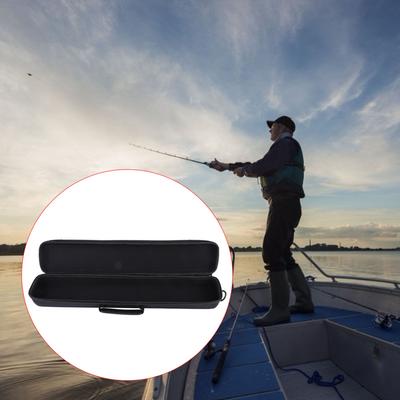 Outdoor Portable EVA Waterproof Fishing Rod Reel Storage Case Luggage Carrying Bag
