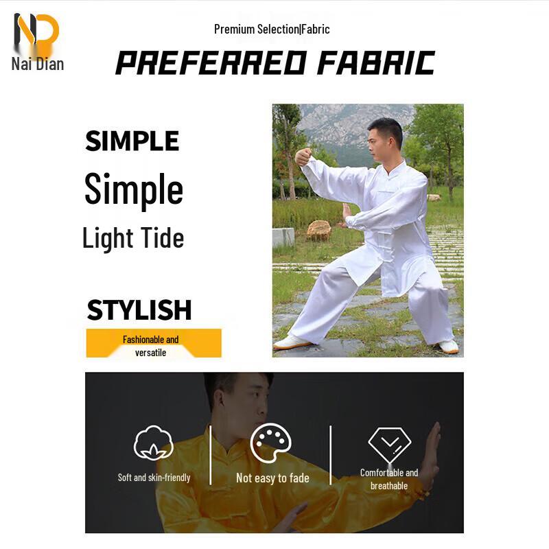 Unisex Tai Chi Uniform für Frühling und Sommer