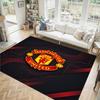Manchester United Design Crystal Velvet Carpet Cozy Non?Slip Printed Rug For Bedroom Living Room Entrance