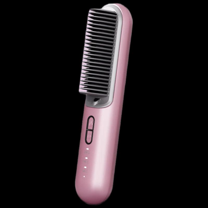 Jindao Cordless 2-in-1 Hair Straightening & Curling Comb with Negative Ions CN plug (adapter included)