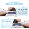 Memory Foam Pillow Cervical Pillow Neck Pain Relief Contour Ergonomic Orthopedic Neck Support for Side Back Stomach Sleeper Gift
