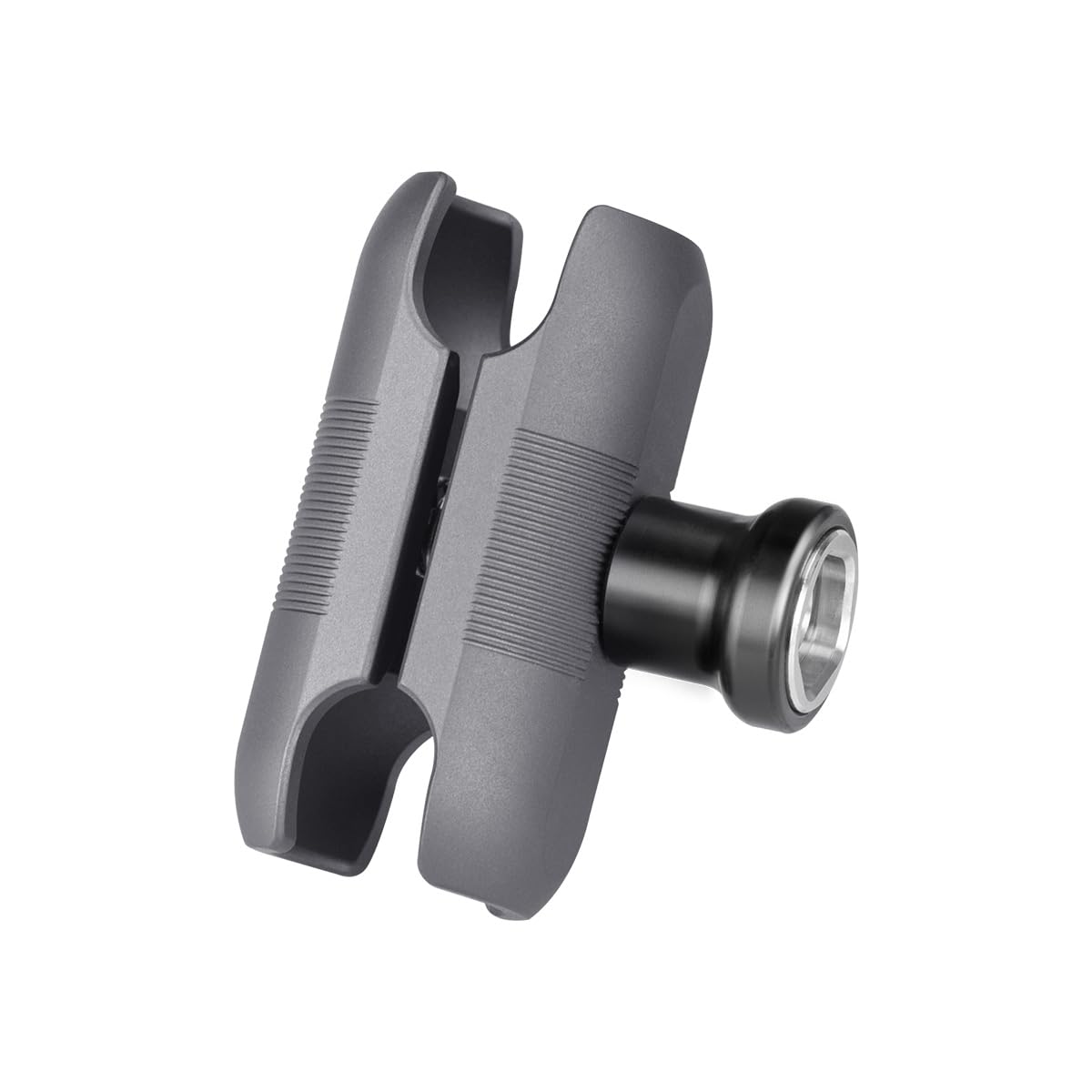 FANAUE Motorcycle Mount Parts Anti-Theft Aluminum Intermediate Mount Double Socket One Size