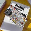 M-Mondrians Phone Case Glass Cover For IPhone 17 15 Pro Max 14 Pro 16 12 11 13 Mini X XR XS 8 7 Plus SE