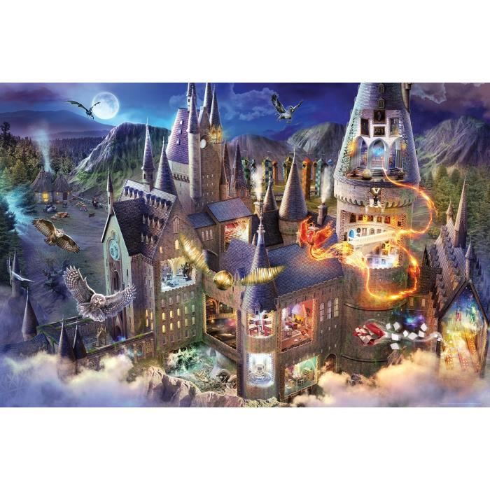 Puzzle 3000 pièces Vue sur le château de Poudlard / Harry Potter, dès 14 ans, 17561, Ravensburger