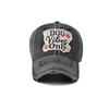 Cotton vibes big embroidered baseball cap Independence Day DOG cap