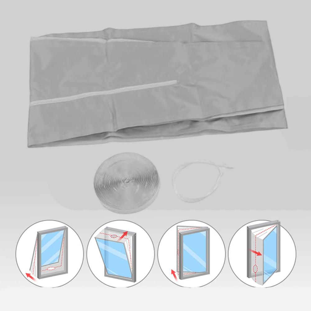 Kit Tenda Sigillante per Finestra Condizionatore d'Aria Tenda Sigillante Portatile per Condizionatore d'Aria Eccellenti Prestazioni Impermeabili