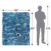 Royce McClure Attack Silky Great White Shark Supersoft Blanket