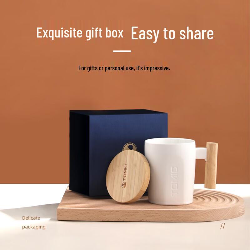 Temeike Ceramic Mug with Lid