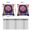 Jd Vance Face Meme Square Pillowcase Polyester Linen Velvet Creative Zip Decorative Throw Pillow Case Car Cushion Case