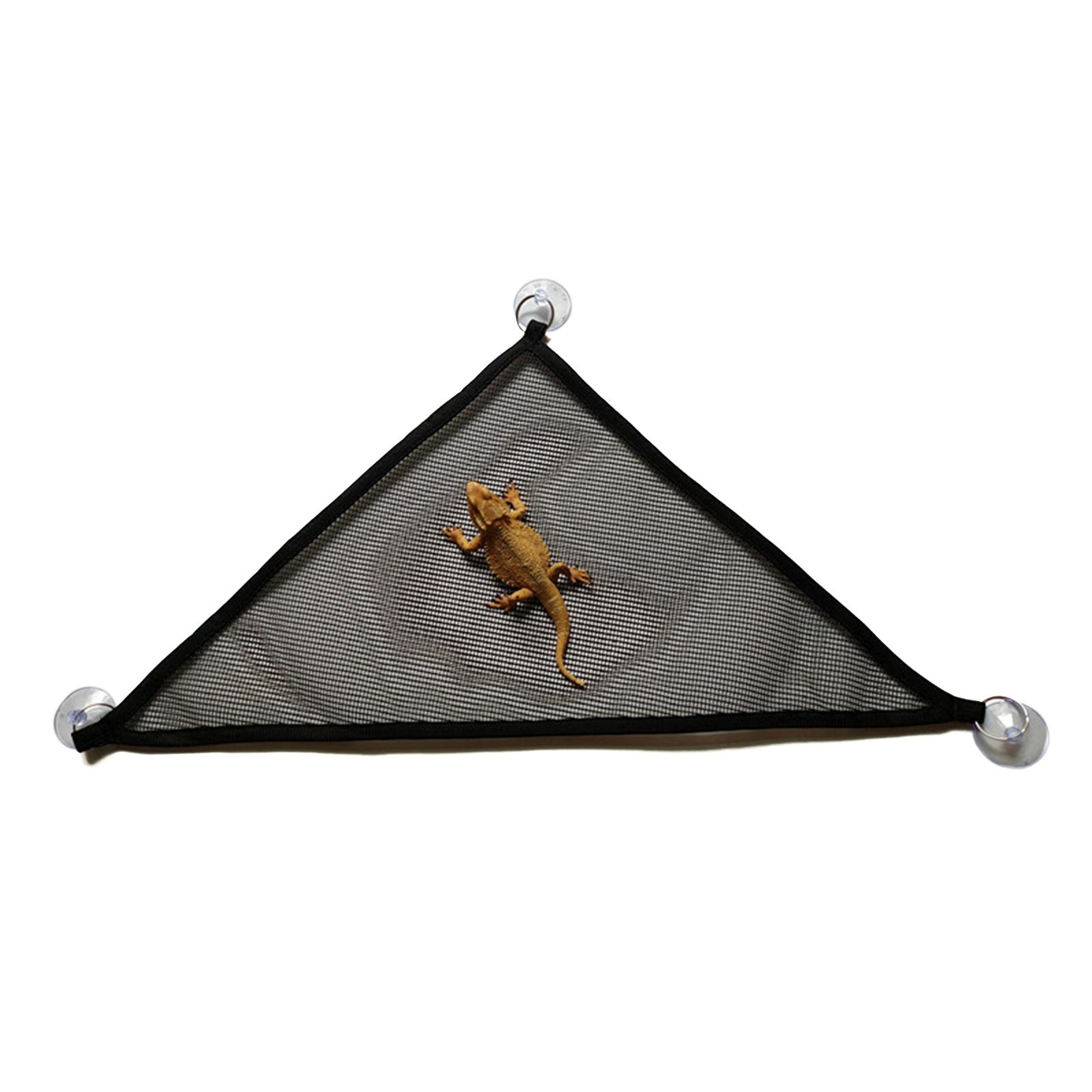 

Гамаки для рептилий, гамак для ящериц, бородатых драконов, треугольный подвесной гамак с сеткой, аксессуары для шезлонга и кровати M