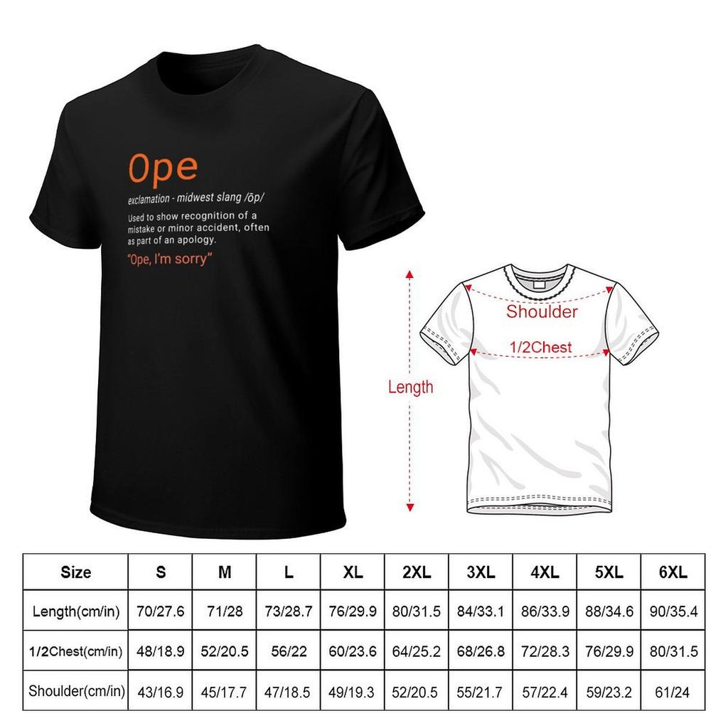 Funny Ope Mid West Slang Gift Design TShirt vintage graphic tee cheap stuff oversized graphic tee outfits for men