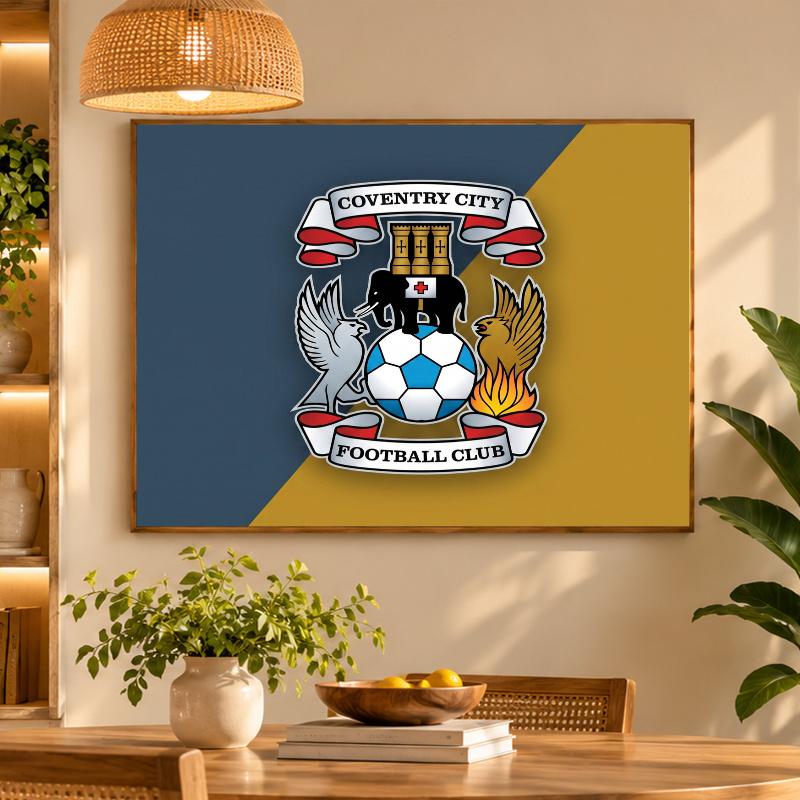 5D Diamond Painting Coventry City Football DIY Full Drill Diamond Art Kit Home Decoration