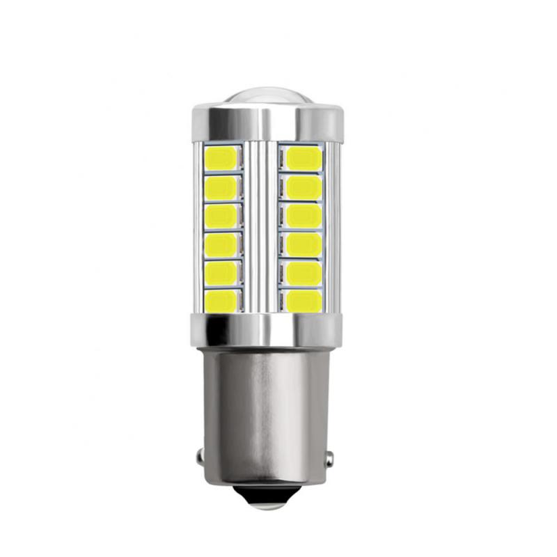 Turn Signal Light 12V 33SMD 7000K White Brake Reverse Parking Lamps P21/5W 1156 Ba15s 1157 Bay15d For Car LED Bulbs