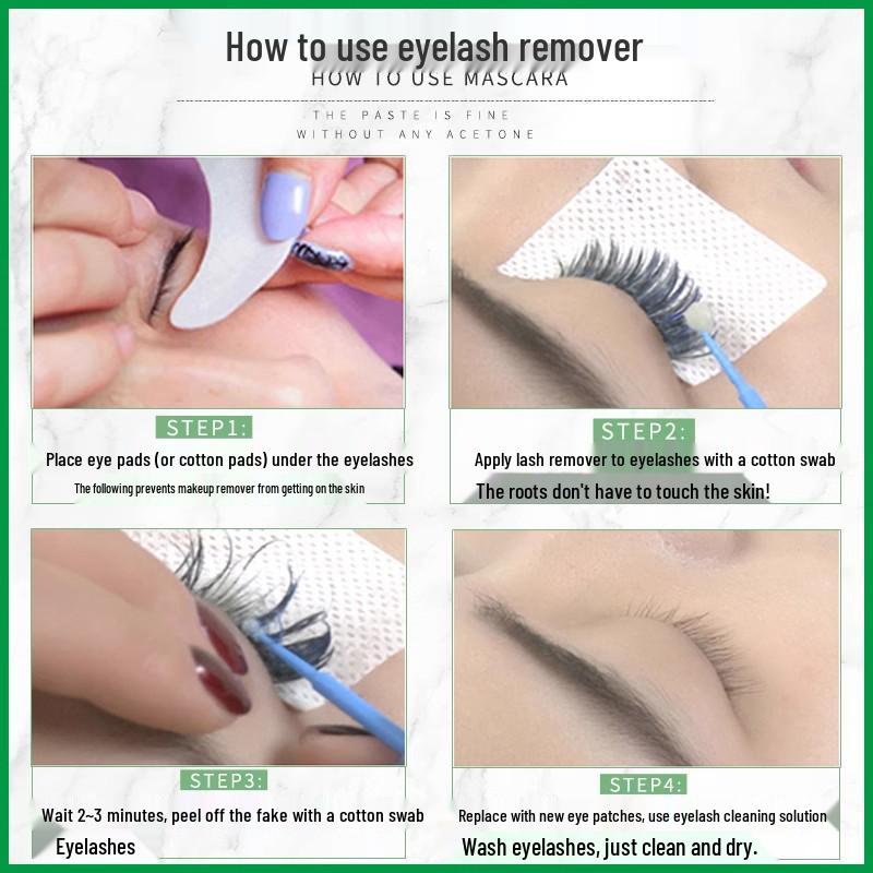 Gentle Non-Irritating Eyelash Grafting Remover Cream