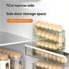 Clear Multiple Layer Eggs Tray For Fridge Durable Plastic Construction And Easy Access Visibility Refrigerator Eggs Container