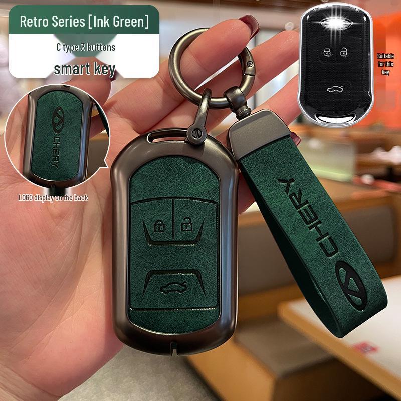 High-End Voll-Schlüsselhülle für Chery 5x, Tiggo 3x, Exeed TX, Tiggo 7 - Unisex Design