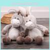 Cute Cartoon Donkey Plush Toy Doll For Kids Gift And Home Decor