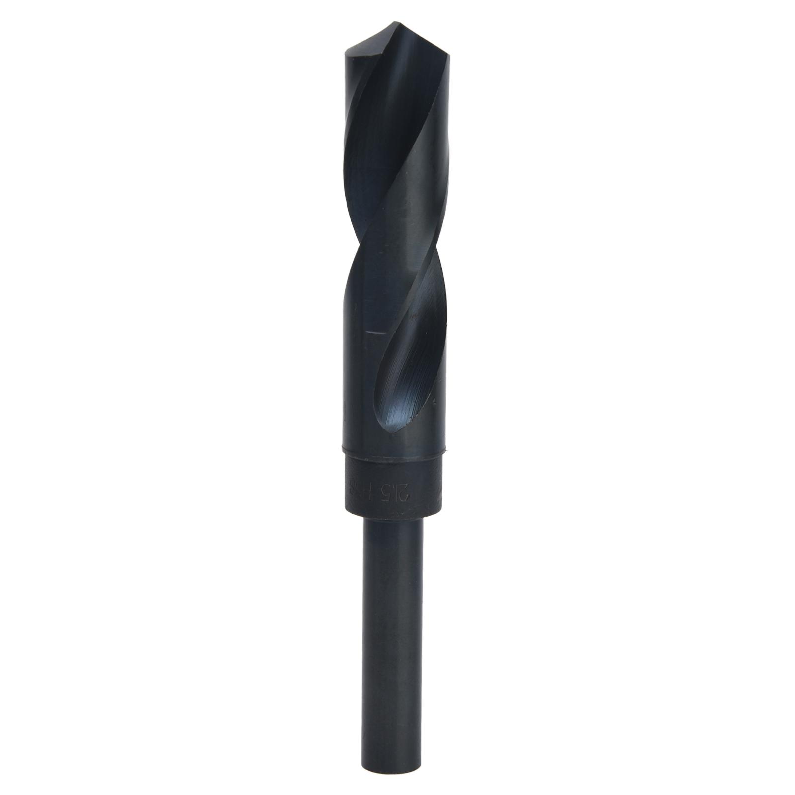 

Reduced Shank Drill Bits HSS Twist Straight 12in Shank Drilling Tool 21.5mm Black