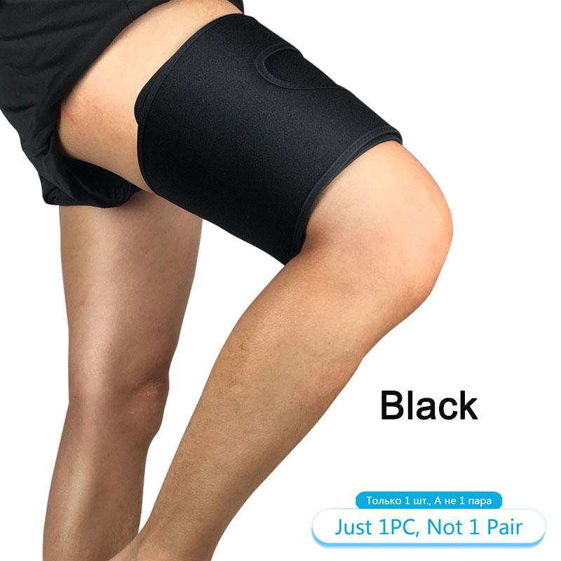 

1 Pcs Sports Thigh Support Leg Brace Adjustable Compression Thigh Sleeve For Sore Hamstring, Groin & Quad Support Women And Men